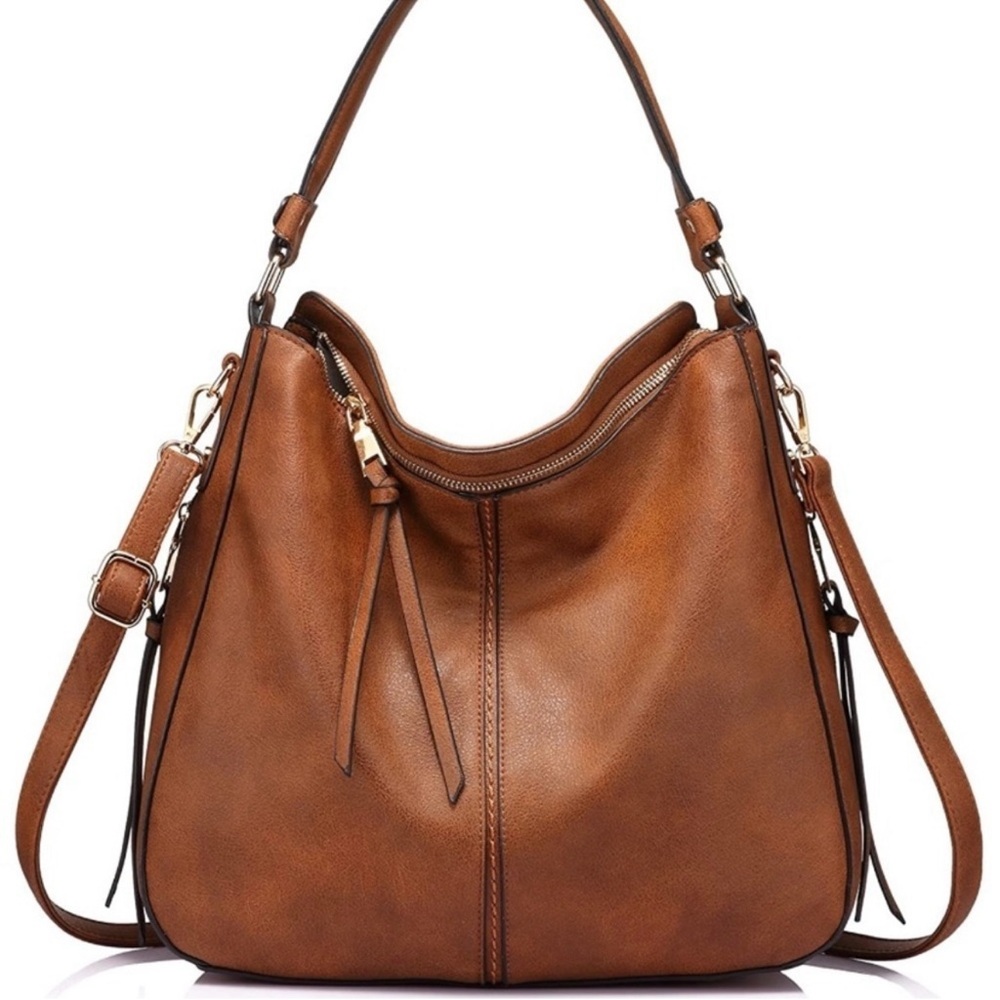 Elegant Brown Hobo Bag